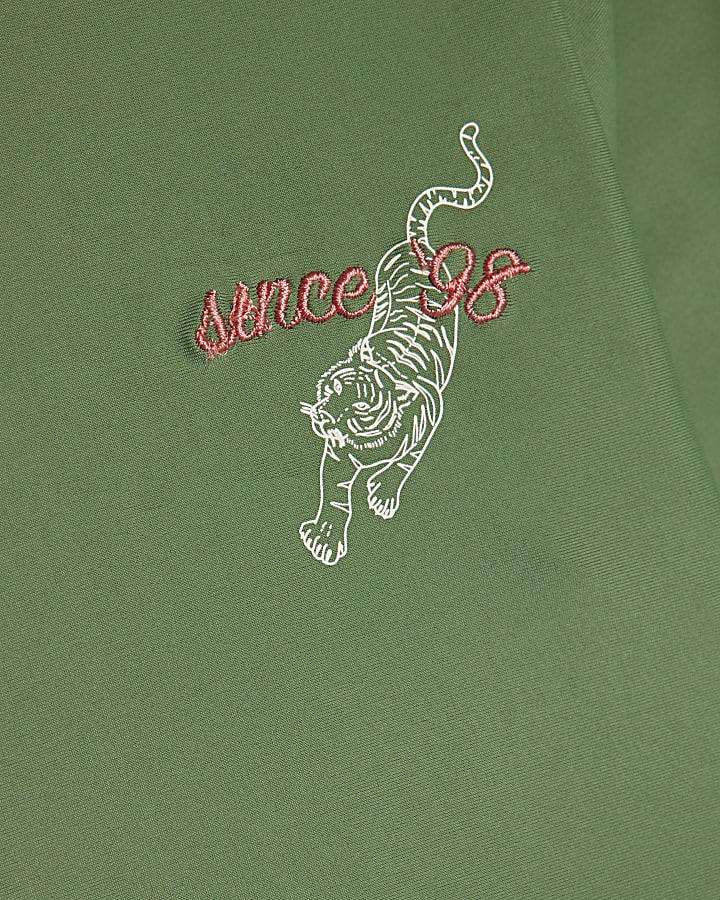 Boys Khaki Tiger T-Shirt Set