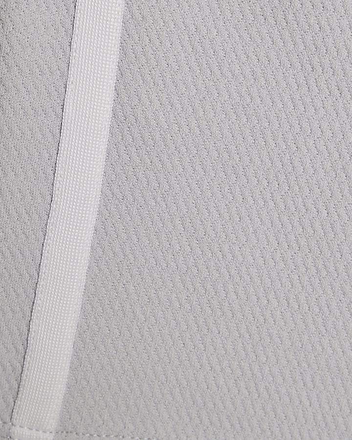 Boys Blue Slim Fit Baseball Polo Set