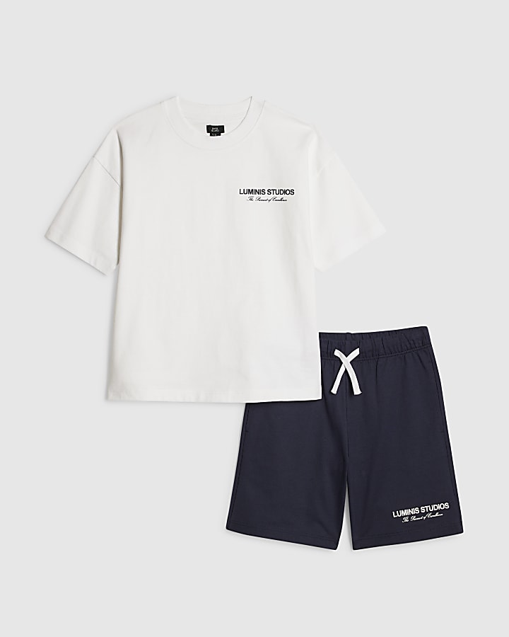Boys White Luminis Essentials Set