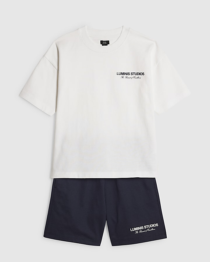 Boys White Luminis Essentials Set