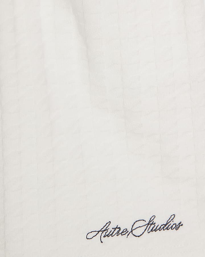 Boys White Polo Shirt And Shorts Set