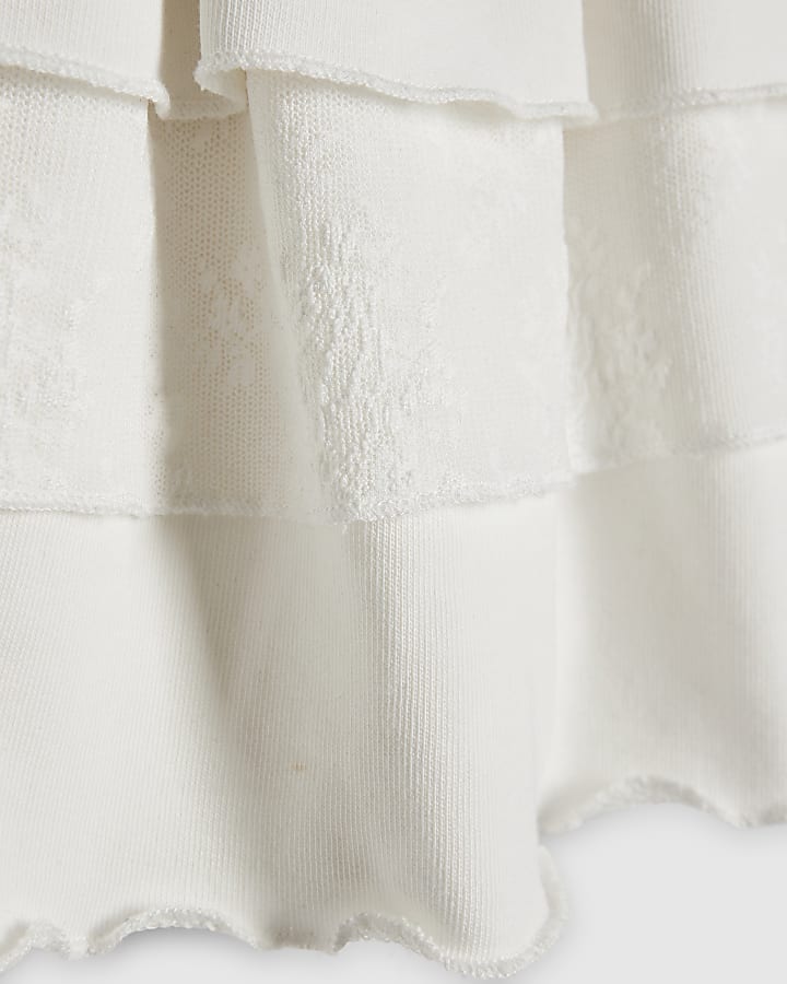 Girls White Rara Skirt