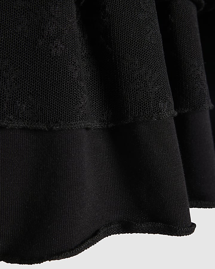 Girls Black Rara Skirt