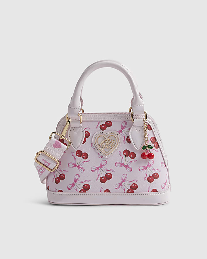 Pink Cherry Cross Body Bag