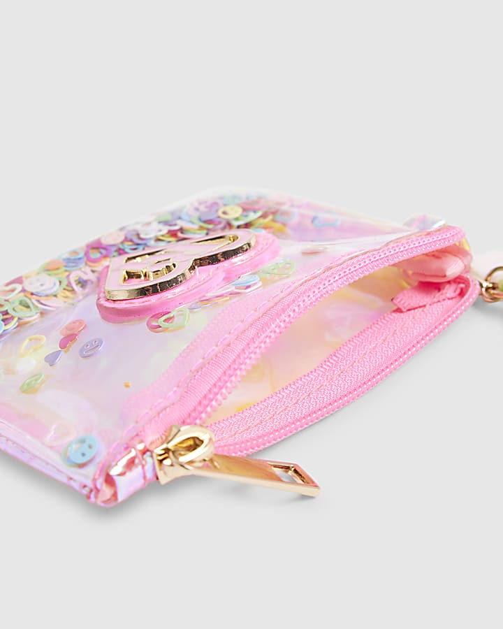 Girls Pink Neon Pink Jelly Purse