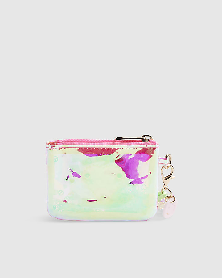 Girls Pink Neon Pink Jelly Purse