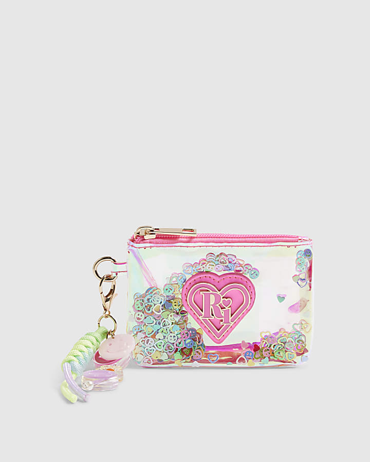 Girls Pink Neon Pink Jelly Purse
