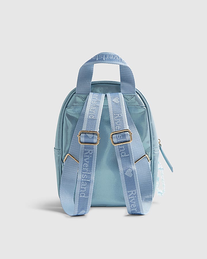 Girls Blue Shell Backpack