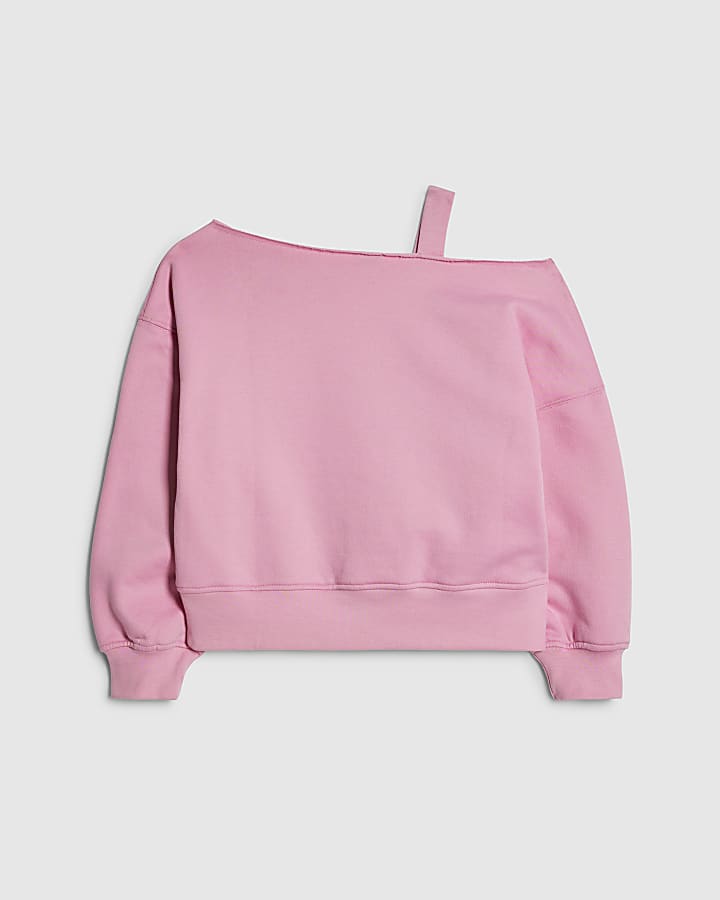 Girls Pink New York Sweatshirt