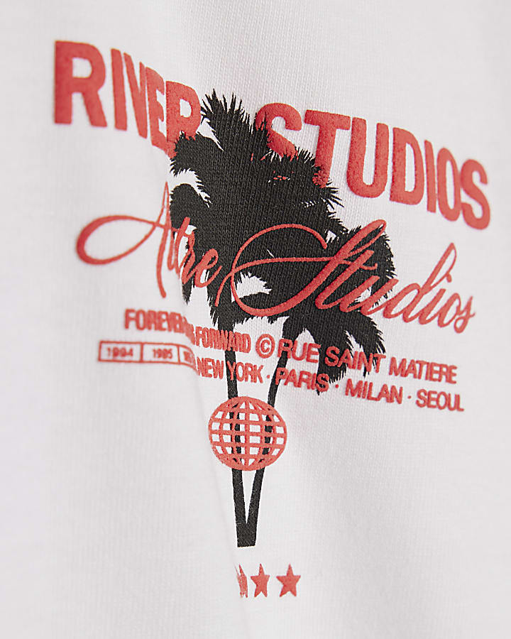 Mini Boys White River Studios T-Shirt