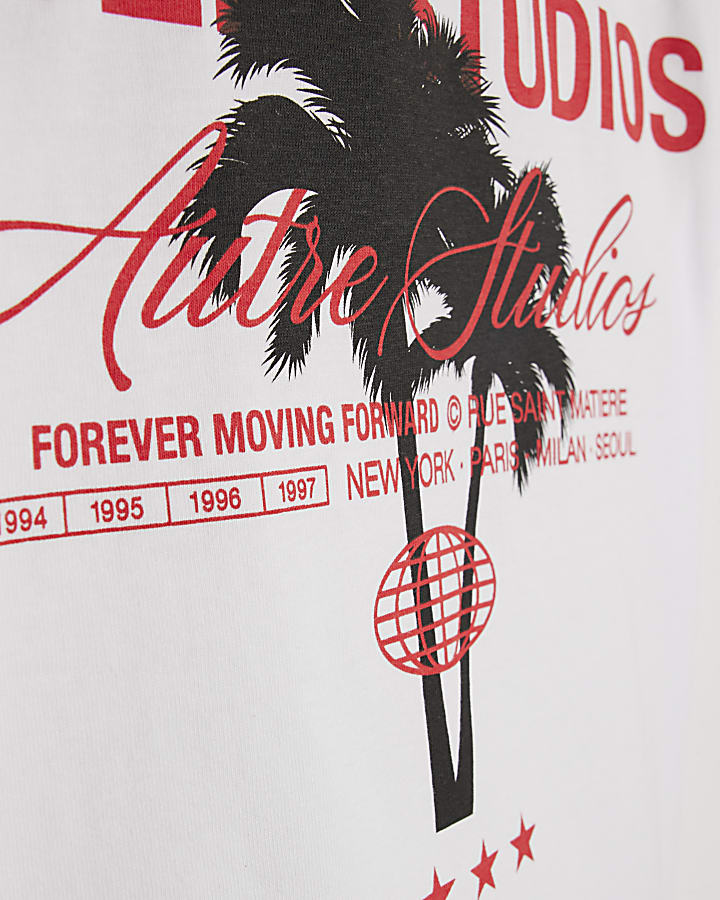 Mini Boys White River Studios T-Shirt