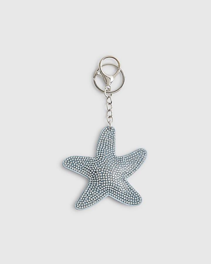 Girls Blue Starfish Bag Charm