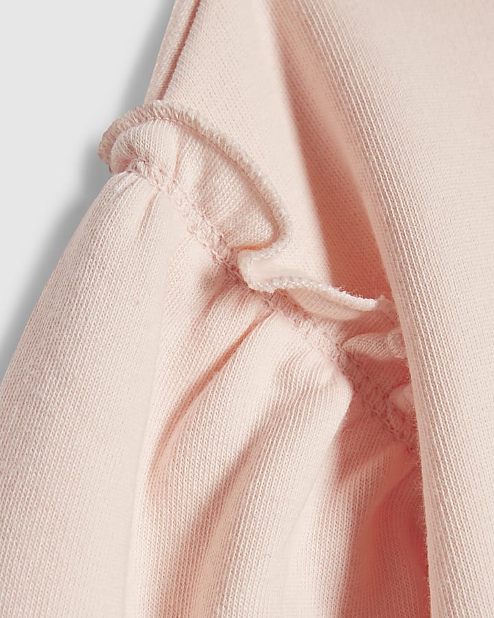 Baby Girls Pink Ginger Bread Sweatshirt