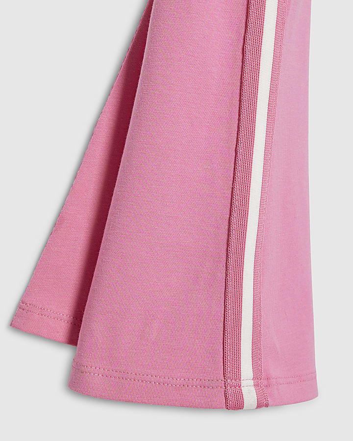 Girls Pink New York Hoodie Set