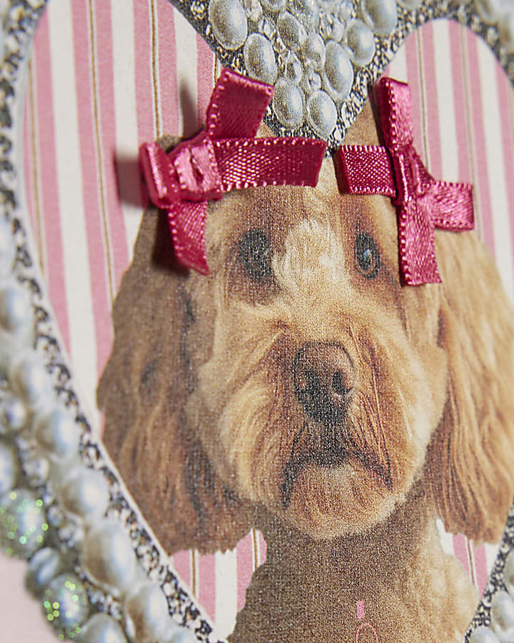 Mini Girls Pink Puppy Pyjamas Set