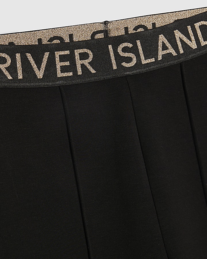 Girls Black Premium Flared Trousers