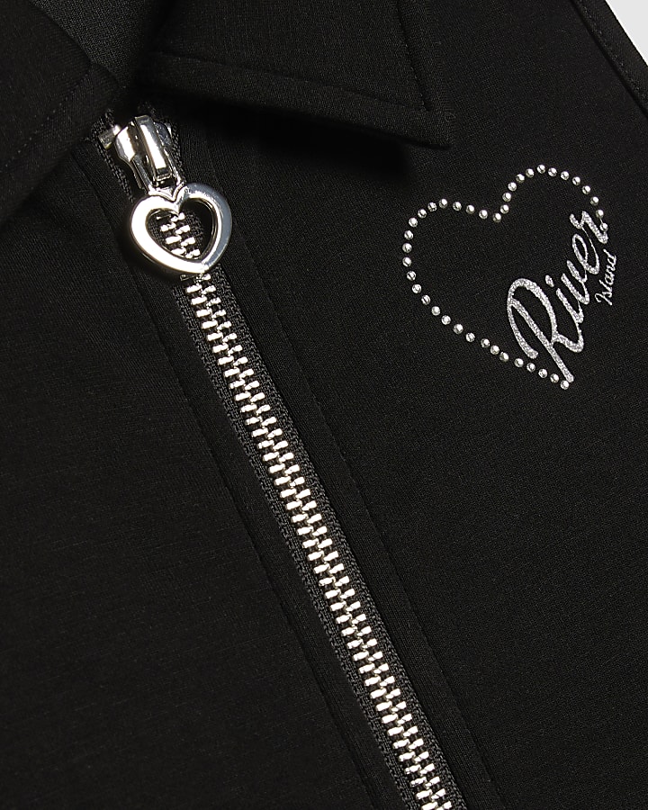 Girls Black Premium Jumpsuit