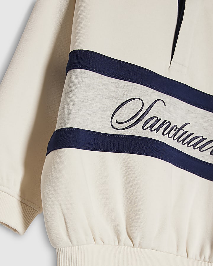 Mini Boys Cream Sanctuaire Sweatshirt