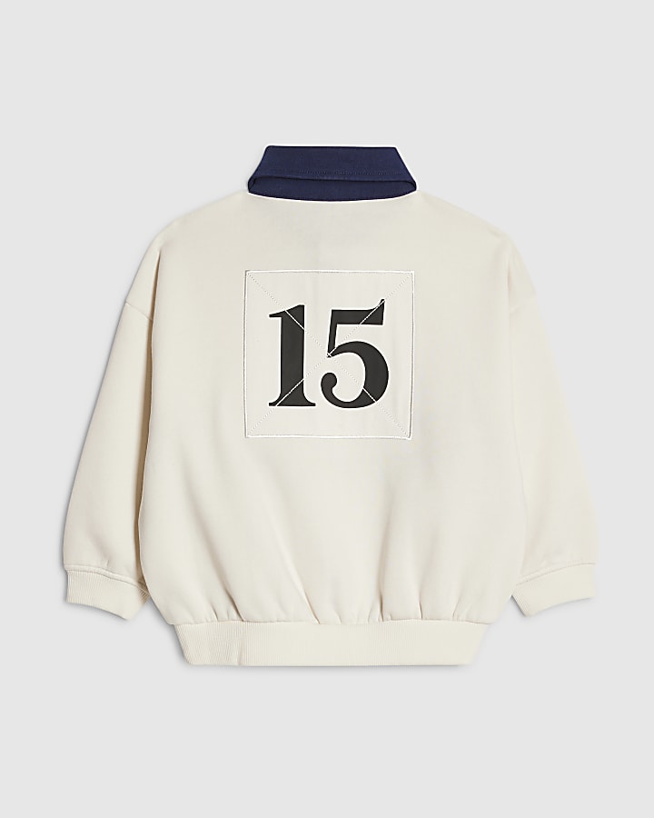 Mini Boys Cream Sanctuaire Sweatshirt