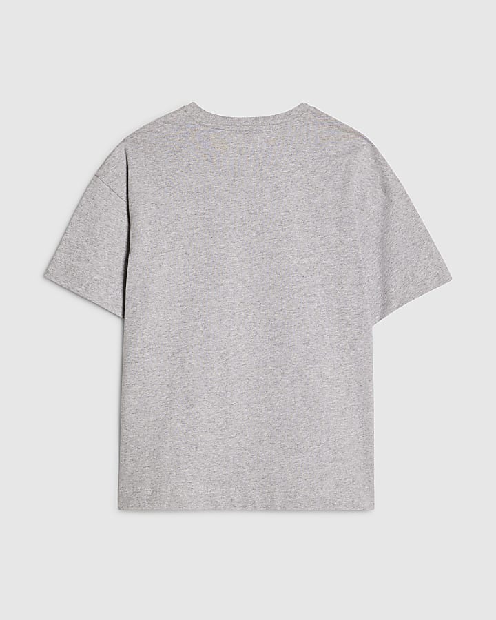 Girls Grey Year Zero Tiger Graphic T-Shirt