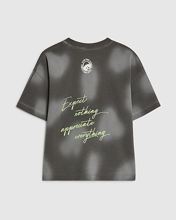 Boys Black Year Zero Tiger Graphic T-Shirt