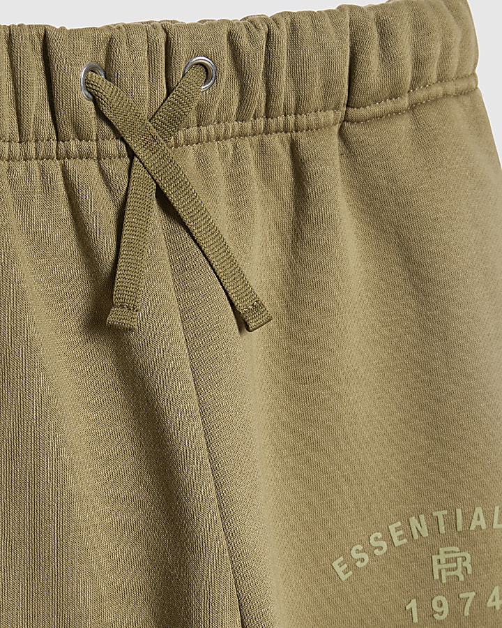 Boys Khaki Essentialism Sweatshirt Set