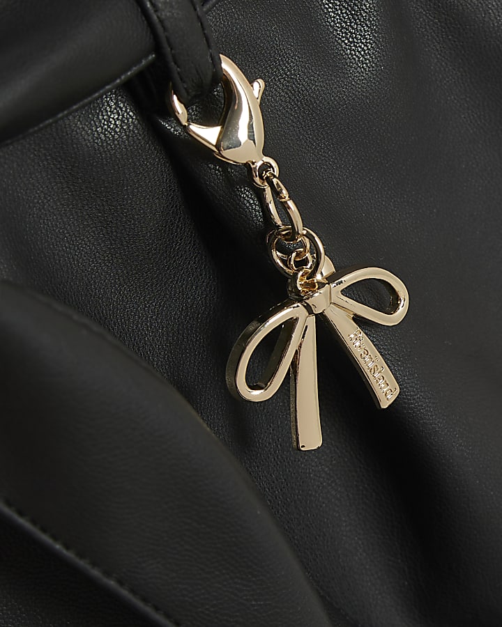 Girls Pink Bow Sweatshirt Set