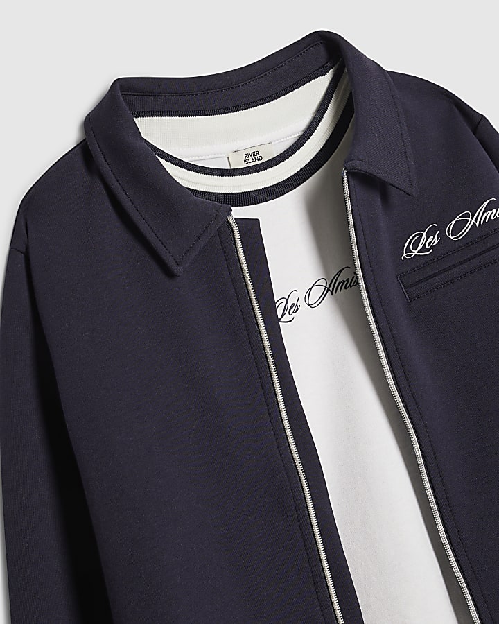 Boys Navy Jacket 3 Piece Set