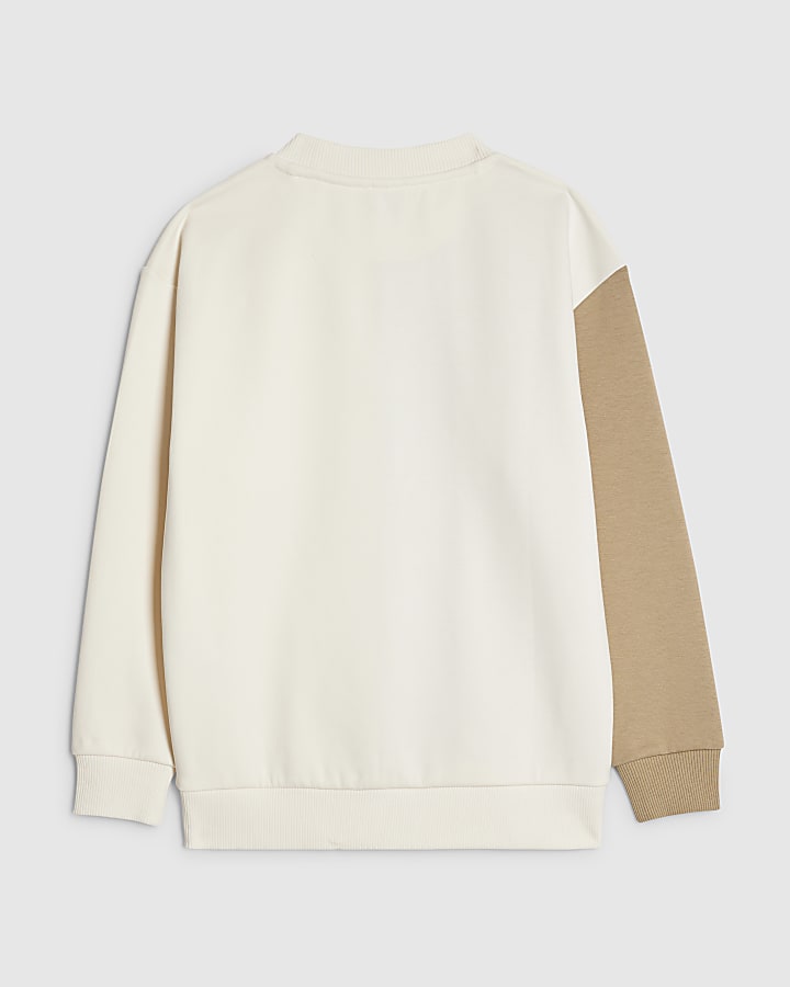 Boys Beige Luminis Sweatshirt