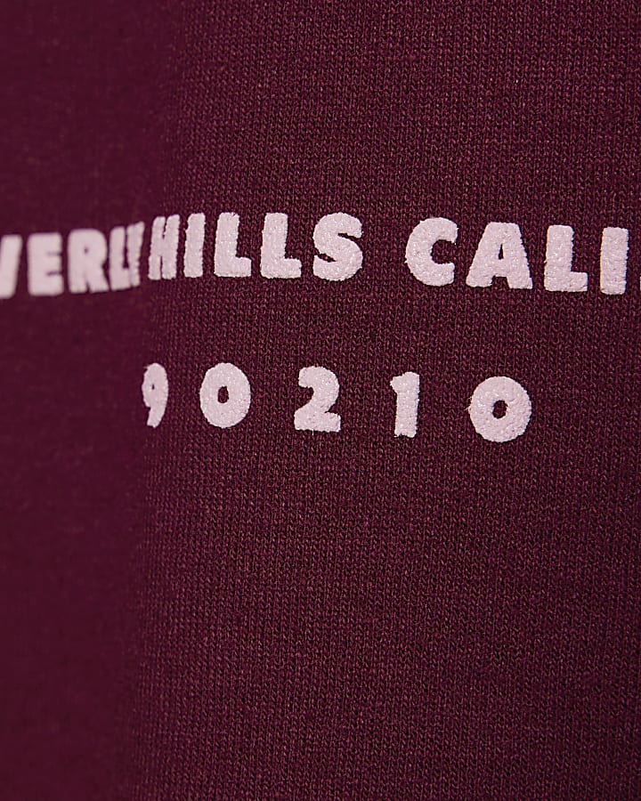 Girls Red Los Angeles Sweatshirt