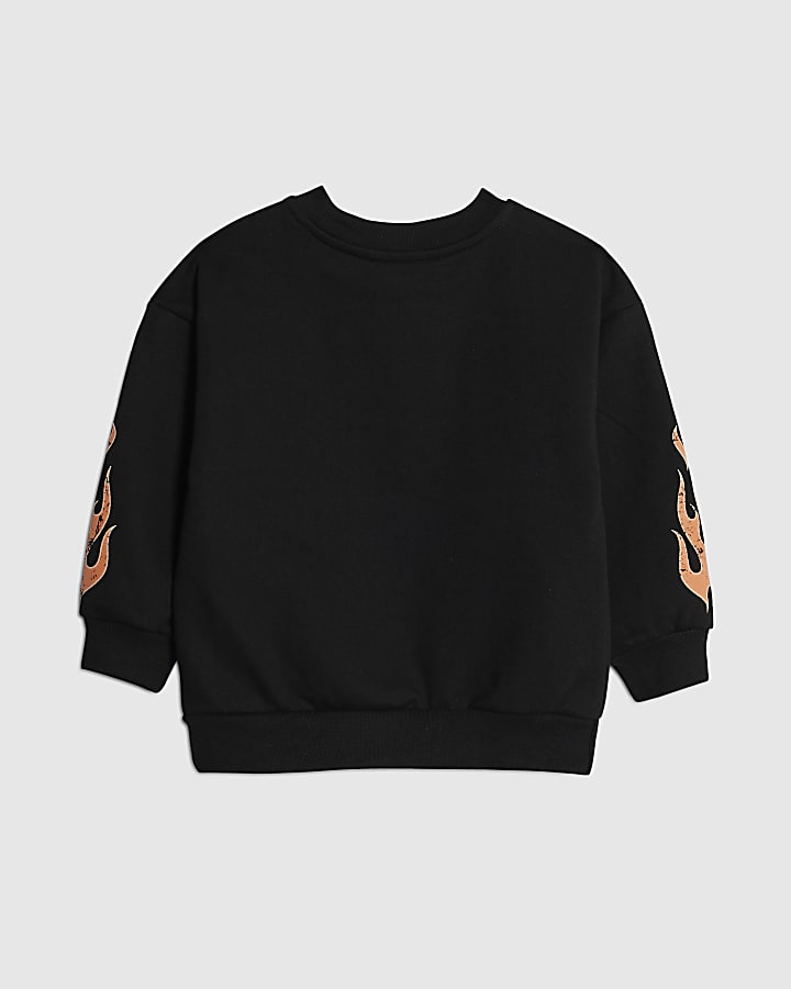 Mini Boys Black Eden State Car Sweatshirt