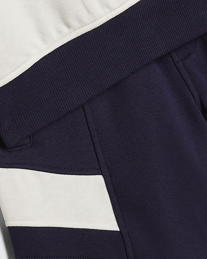 Boys Navy MontPrix Sweatshirt Set