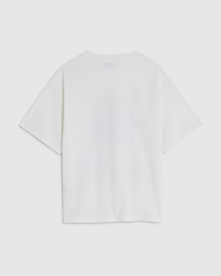 Girls White We Are Golden Girl T-Shirt