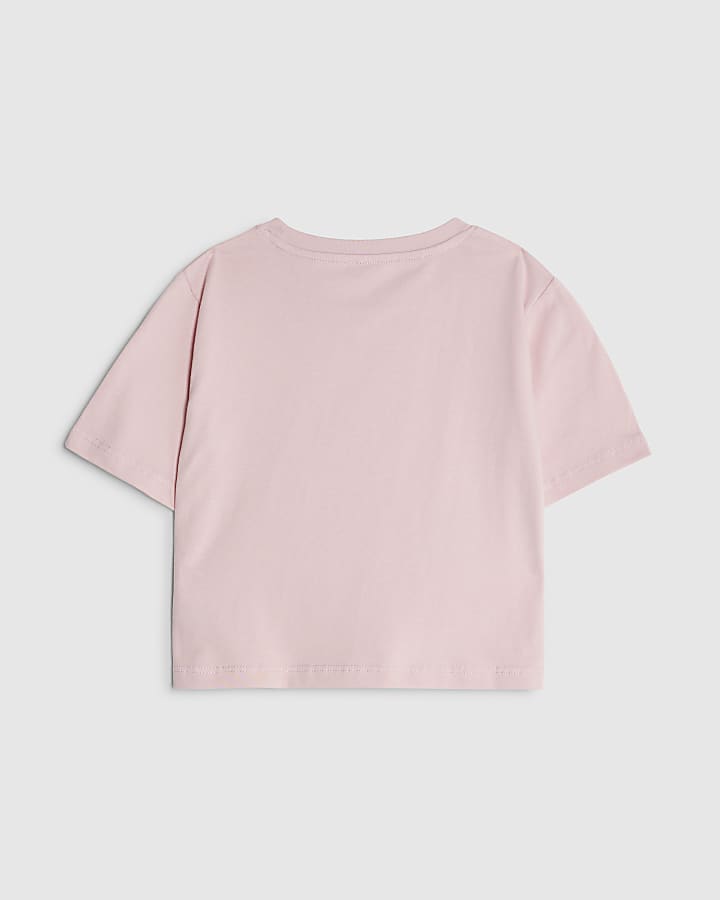 Girls Pink Tres Toasty Sparkle T-Shirt