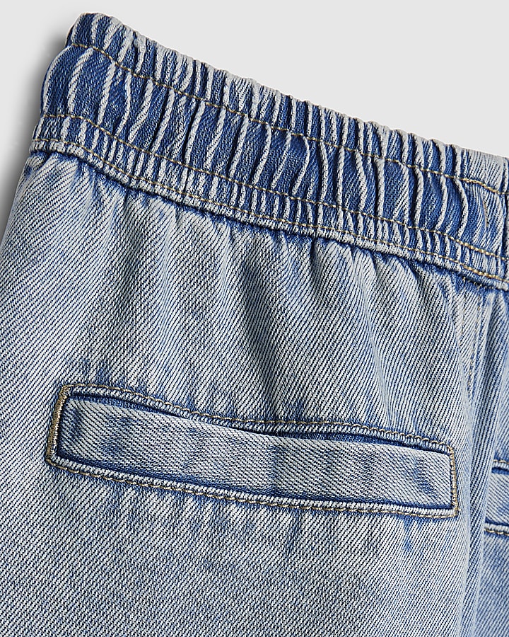 Girls Blue Loose Fit Jeans