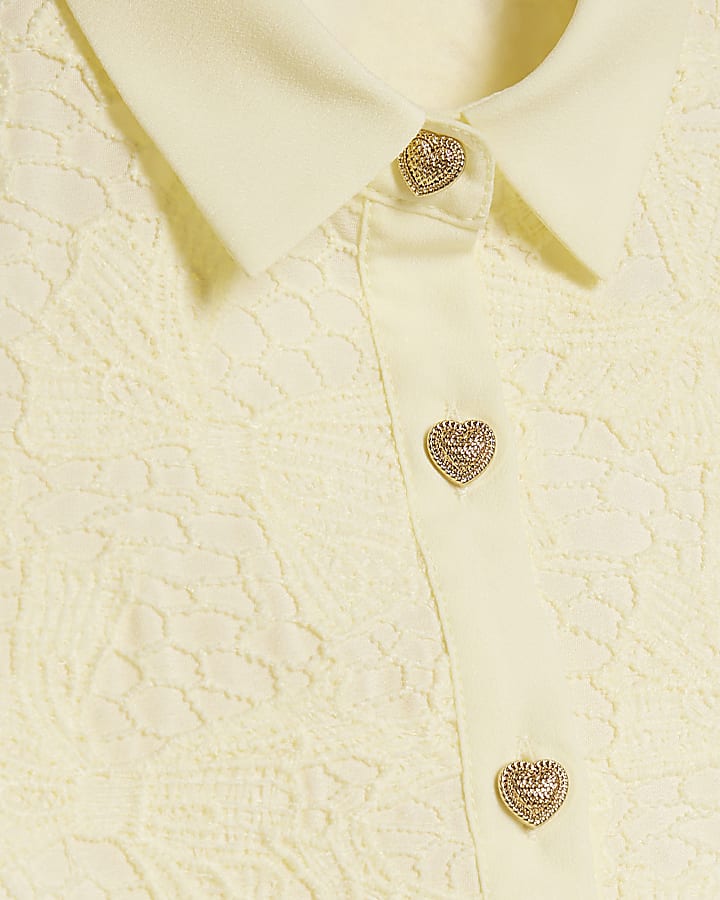 Mini Girls Pink Bow Lace Belted Dress