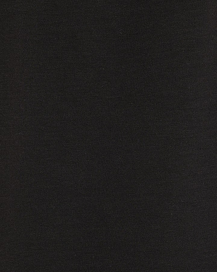 Girls Black Studded Wide Leg Joggers