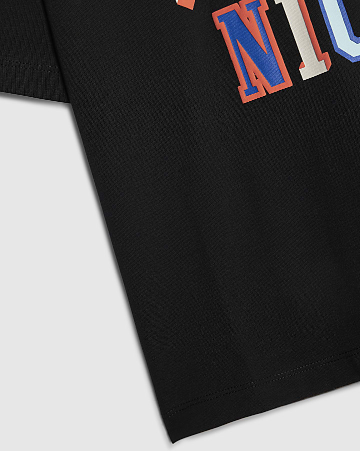 Real Hackney Dave Boys Black Nice T-Shirt