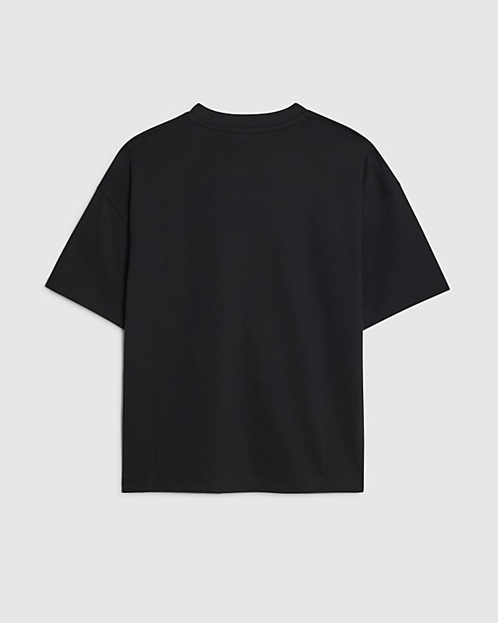 Real Hackney Dave Boys Black Nice T-Shirt