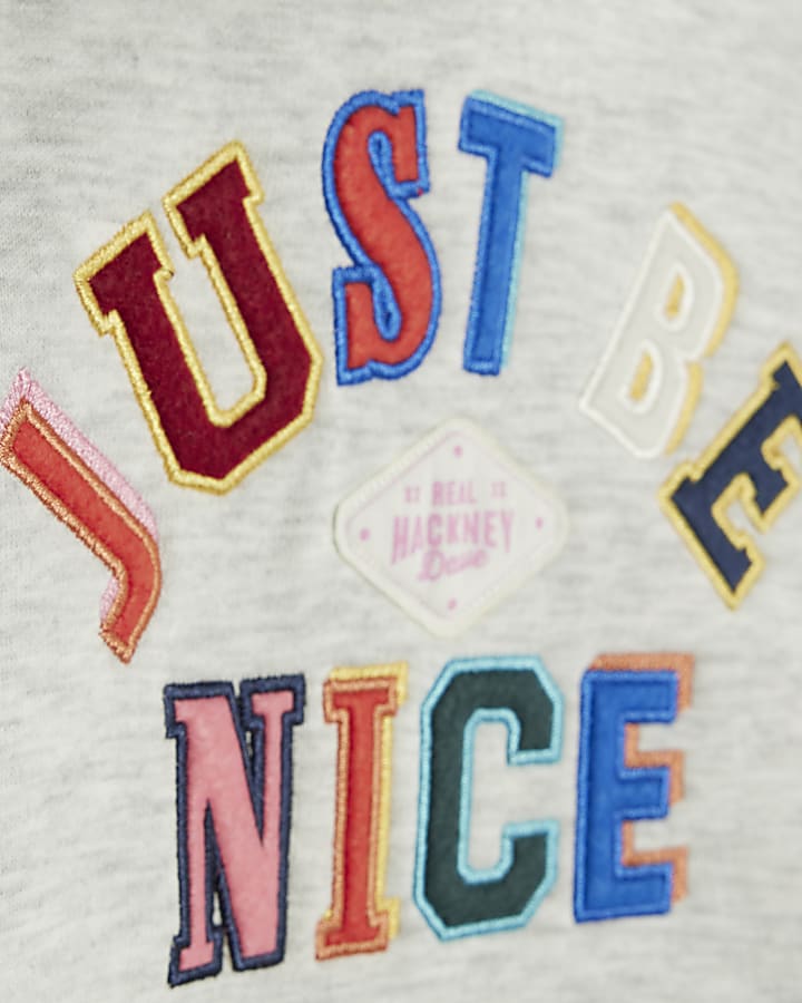 Real Hackney Dave Mini Grey Nice Hoodie