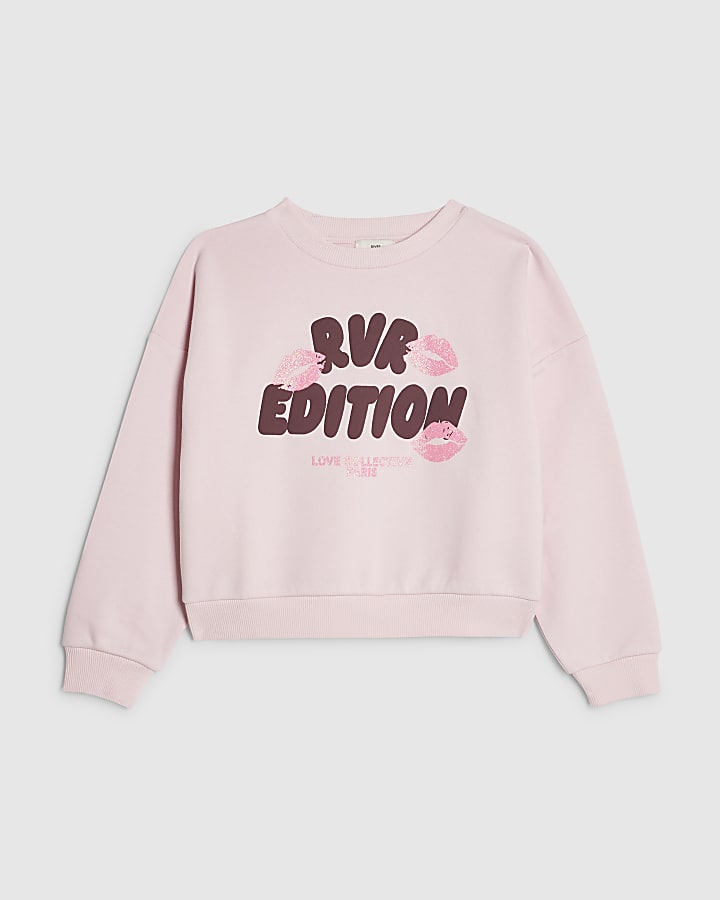 Girls Pink RVR Edition Sweatshirt