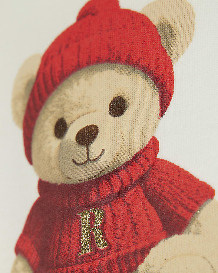 Baby Cream Snuggle Club Bear Bodysuit