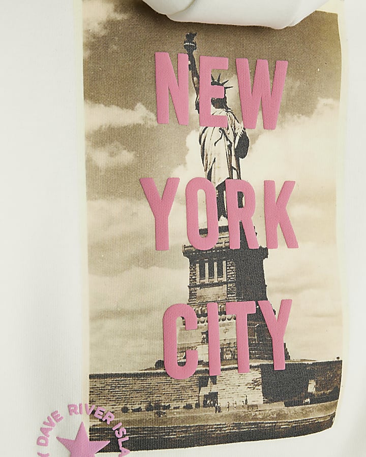 Real Hackney Dave Cream Mini NY Hoodie