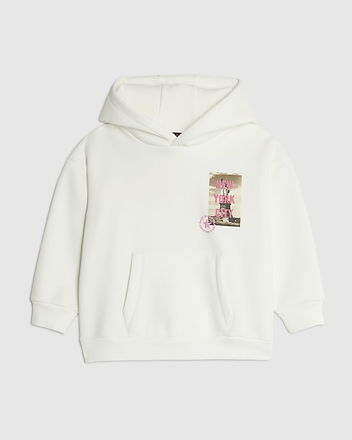 Real Hackney Dave Cream Mini NY Hoodie
