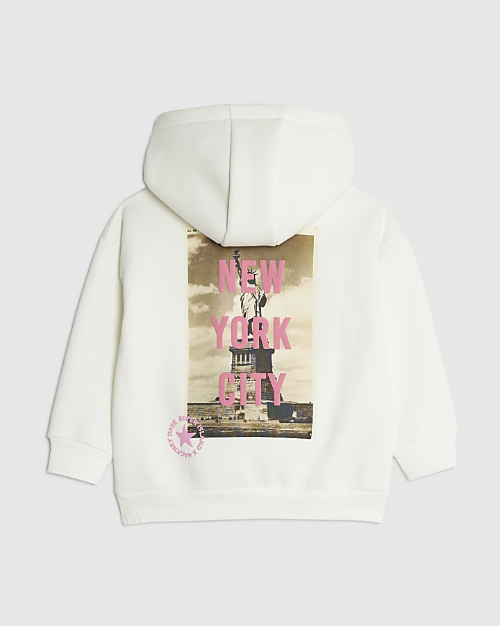 Real Hackney Dave Cream Mini NY Hoodie
