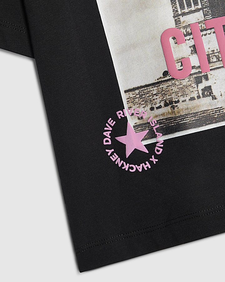 Real Hackney Dave Mini Black NY T-shirt