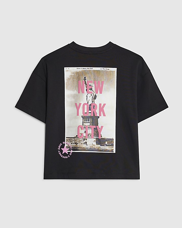 Real Hackney Dave Mini Black NY T-shirt