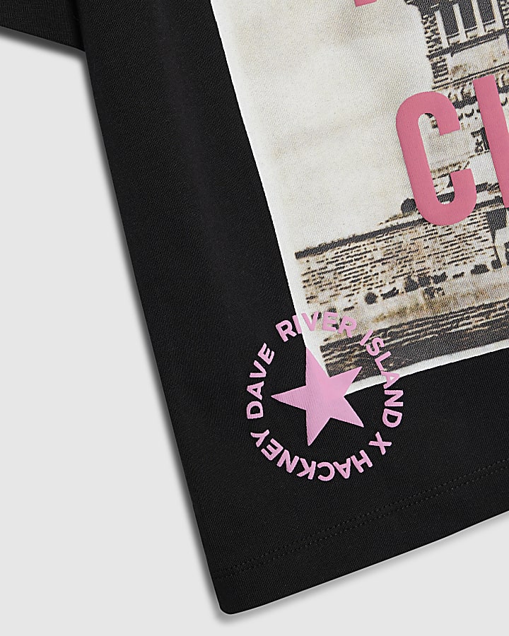 Real Hackney Dave Boys Black NY T-shirt