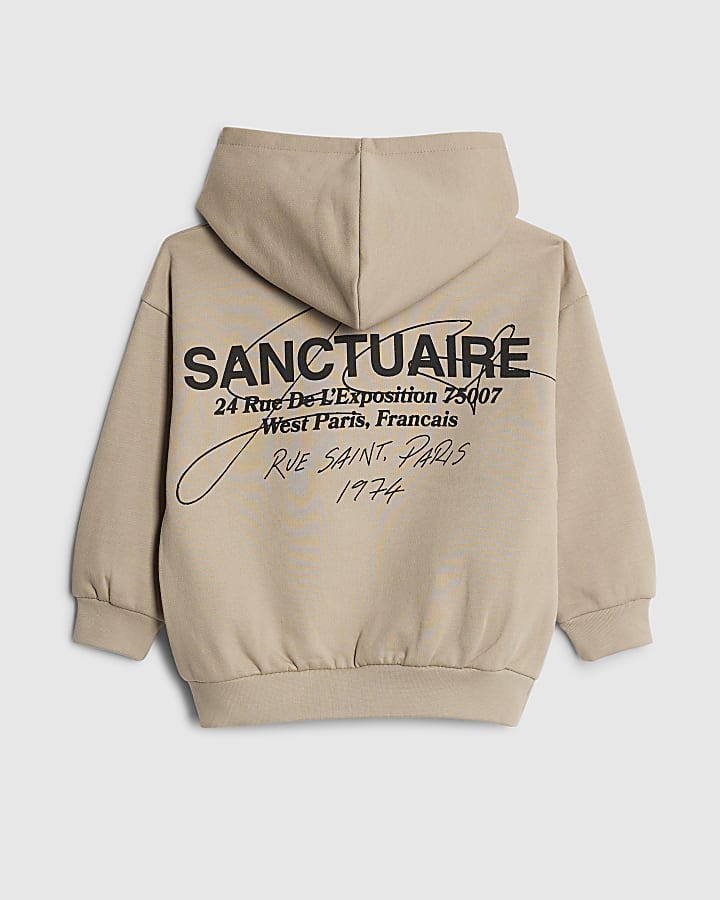 Mini Boys Beige Sanctuaire Hoodie