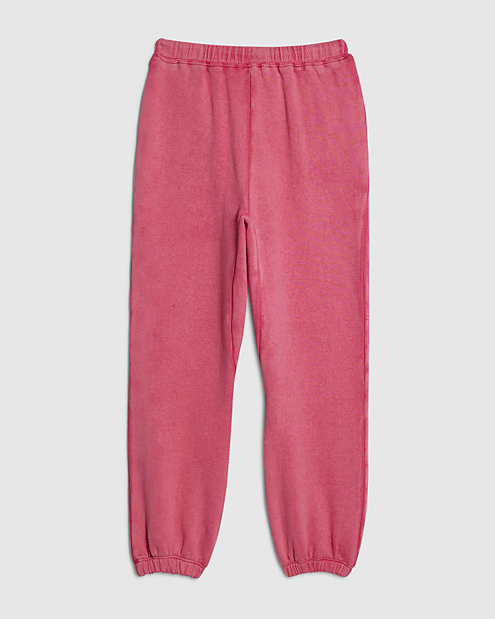 Girls Pink Year Zero Embellished Joggers